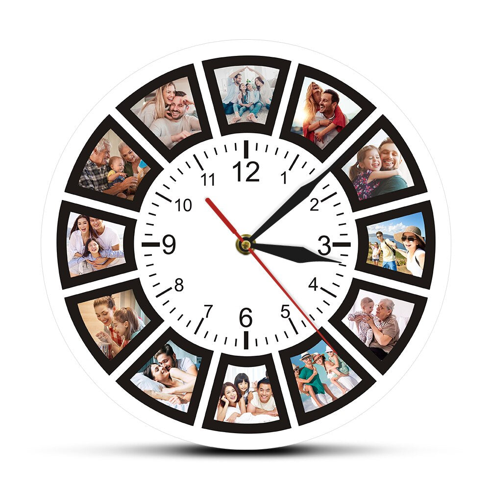 Custom Picture Frame Wall Clock - Fesara