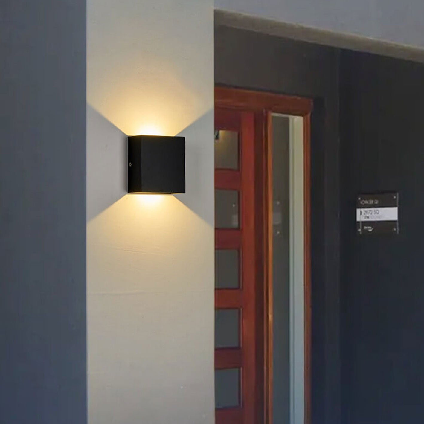 Bright Motion Sensor Outdoor Indoor LED Wall Lamp