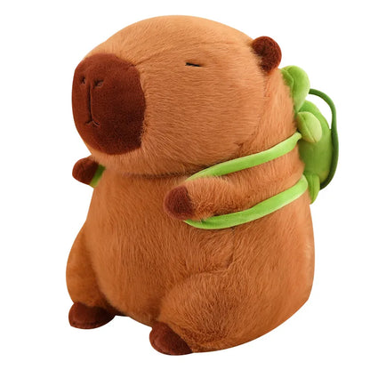 Cute Turtle Backpack with Soft Plush Friend