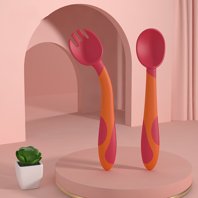 Kid's Safe Non Slip Baby Utensil Set
