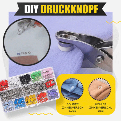 Easy Snap Fastener Metal Button Set