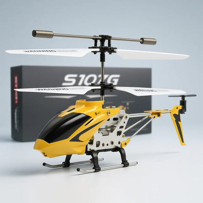 Durable Mini RC Helicopter with Gyro Red