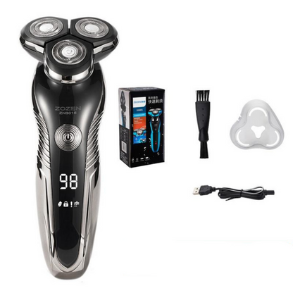 Waterproof Electric Shaver for Men with LCD Screen