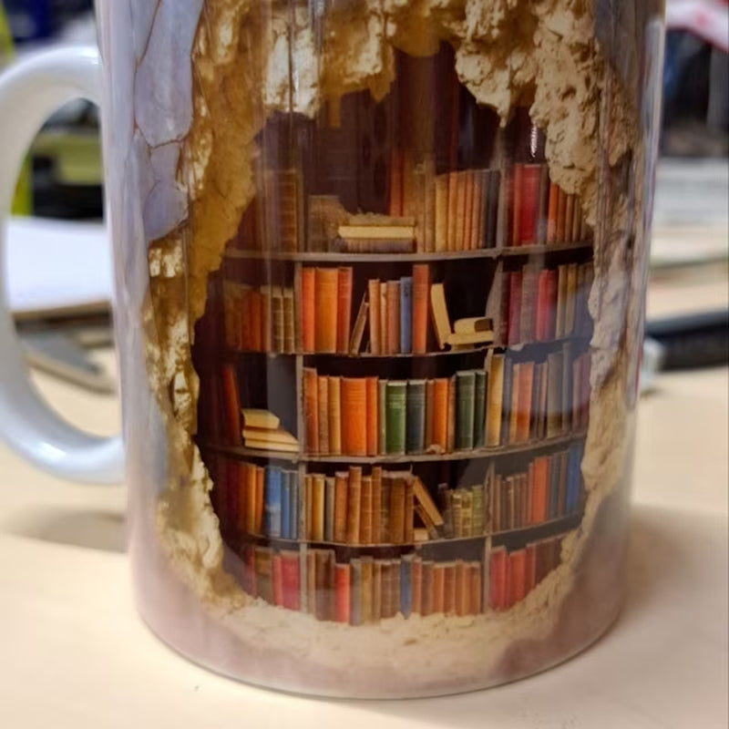 Colorful 3D Book Mug