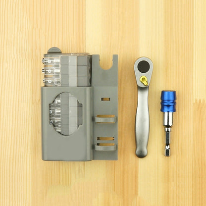 Compact Mixed Screwdriver Set with Phillips and Flathead