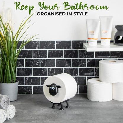 Farmhouse Style Wooden Toilet Paper Holder