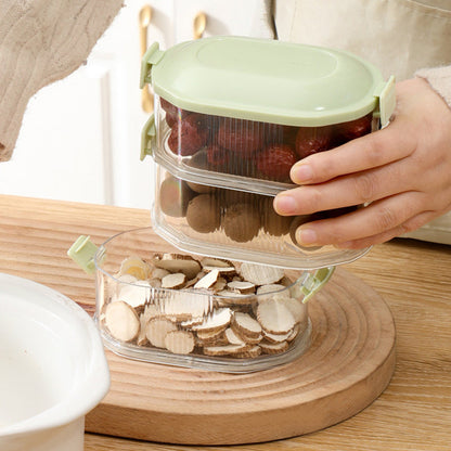 Spice Organizer Container with Stackable Layers