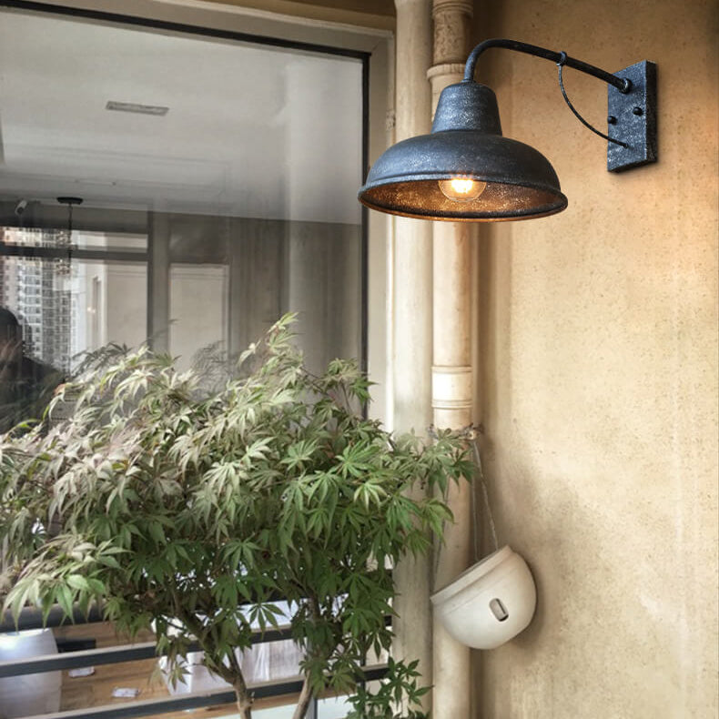 Vintage Metal Exterior Wall Lantern