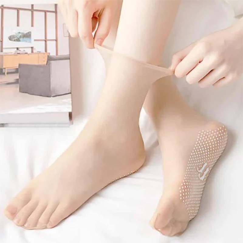 Breathable Anti-Slip Crystal Socks for Women