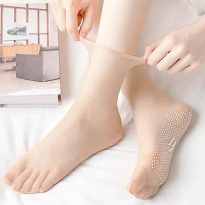 Breathable Anti-Slip Crystal Socks for Women