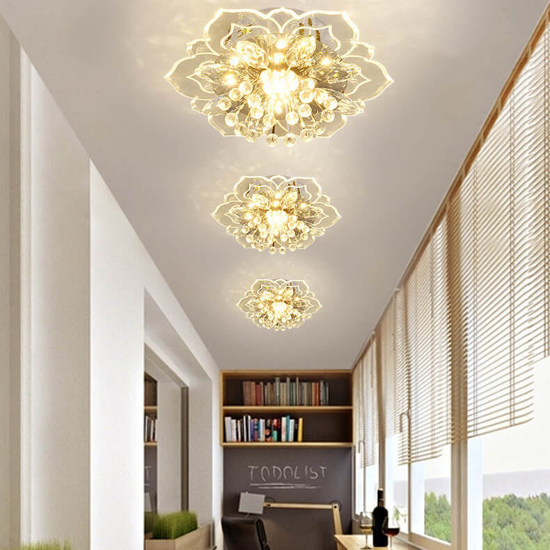 Stylish Floral LED Ceiling Light - Fesara