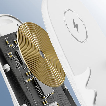 Compact Phone Stand with Fast Charging and Ergonomic Design