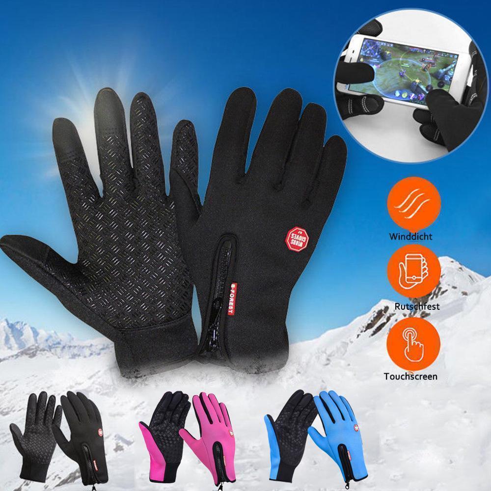Warm Waterproof Touchscreen Winter Gloves for Men Women - Fesara