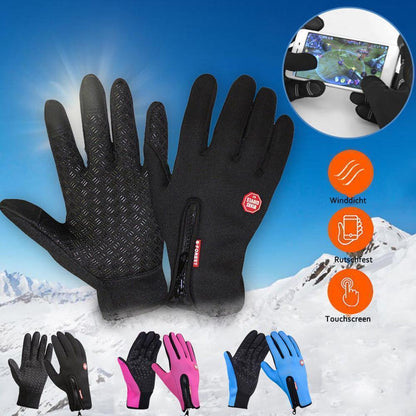 Warm Waterproof Touchscreen Winter Gloves for Men Women - Fesara