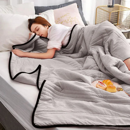 Lightweight Summer Chill Throw Blanket