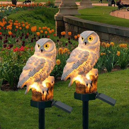 Outdoor Solar Powered Owl Garden Light - Fesara