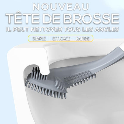 Easy Clean Toilet Brush with Long Handle