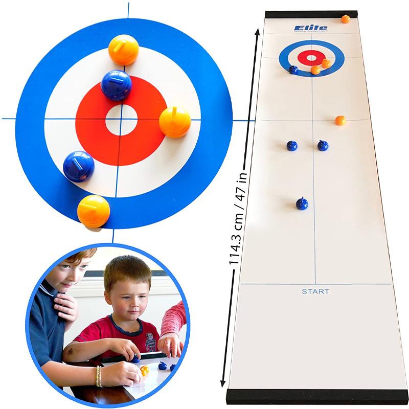 Fun Family Mini Curling Game Set
