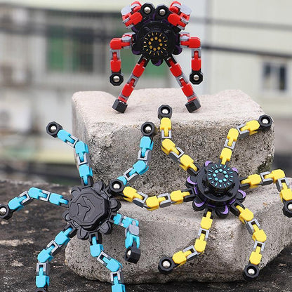 Colorful Metal Spin Top Toy