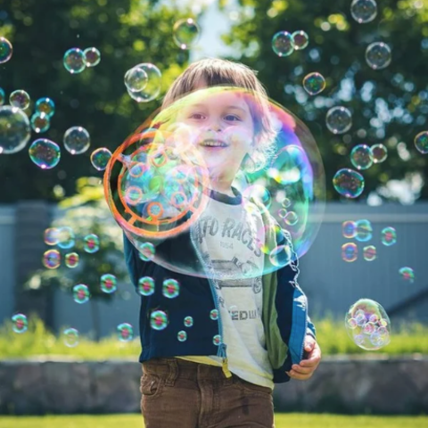 Fun Dino Bubble Blower Toy