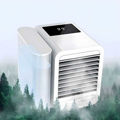 Compact Mini Air Conditioner with Water Tank and Humidifier - Fesara