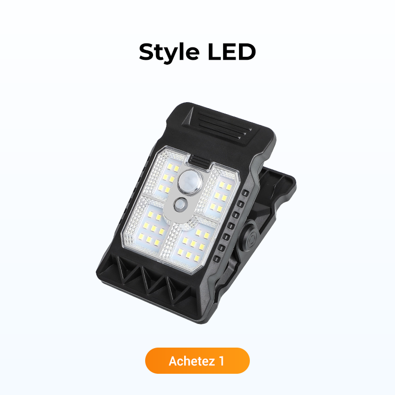 Bright Solar Powered Clamp Lights