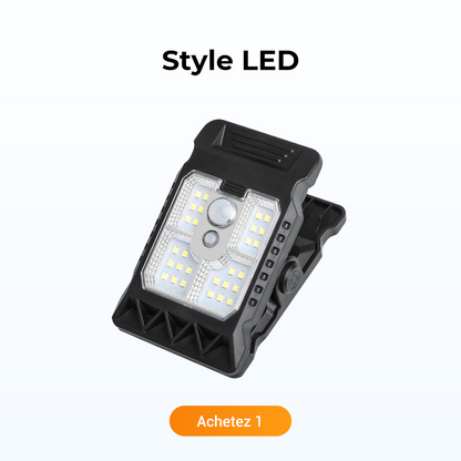 Bright Solar Powered Clamp Lights