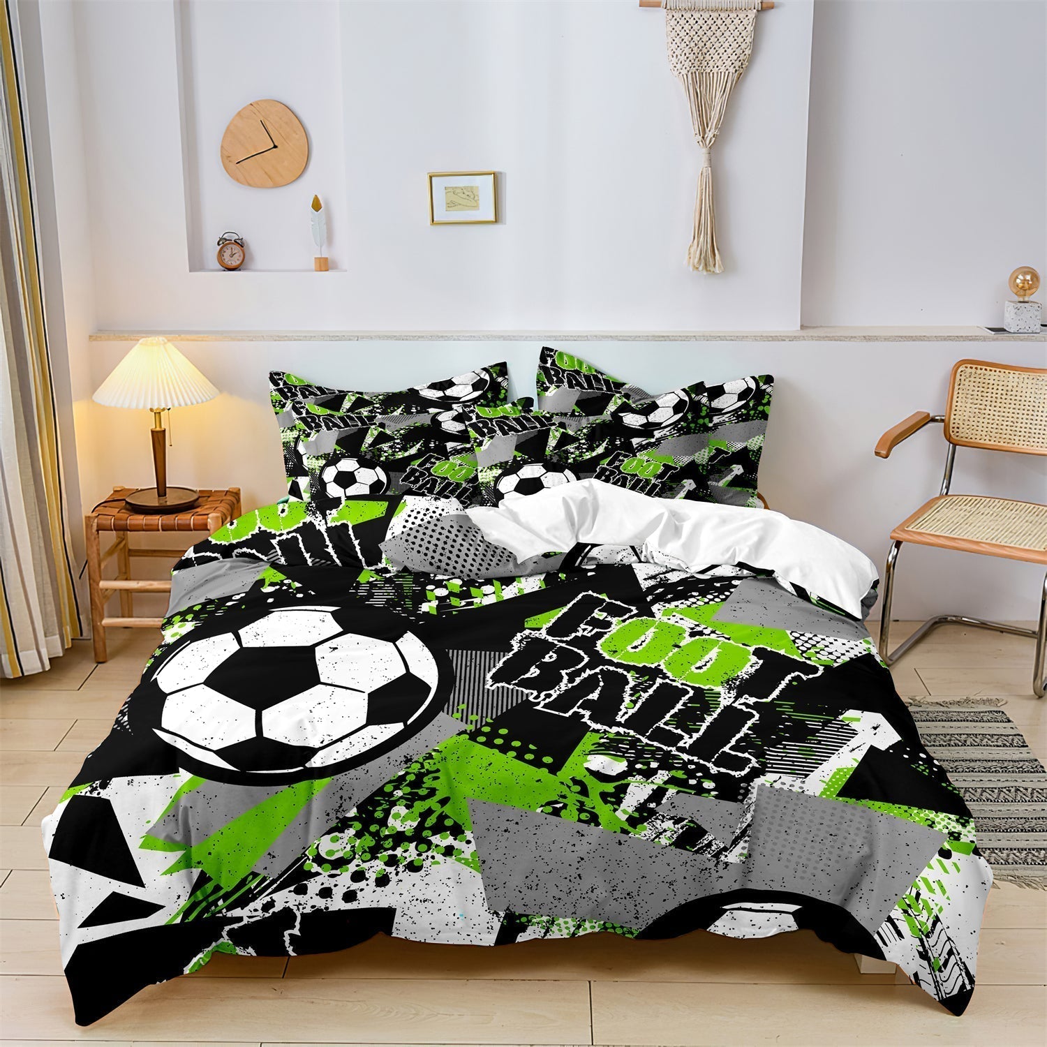 Fun Kids Soccer Bed Set - Fesara