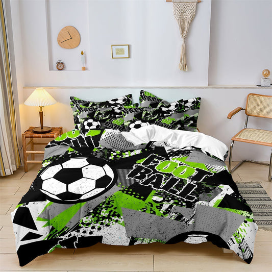 Fun Kids Soccer Bed Set - Fesara