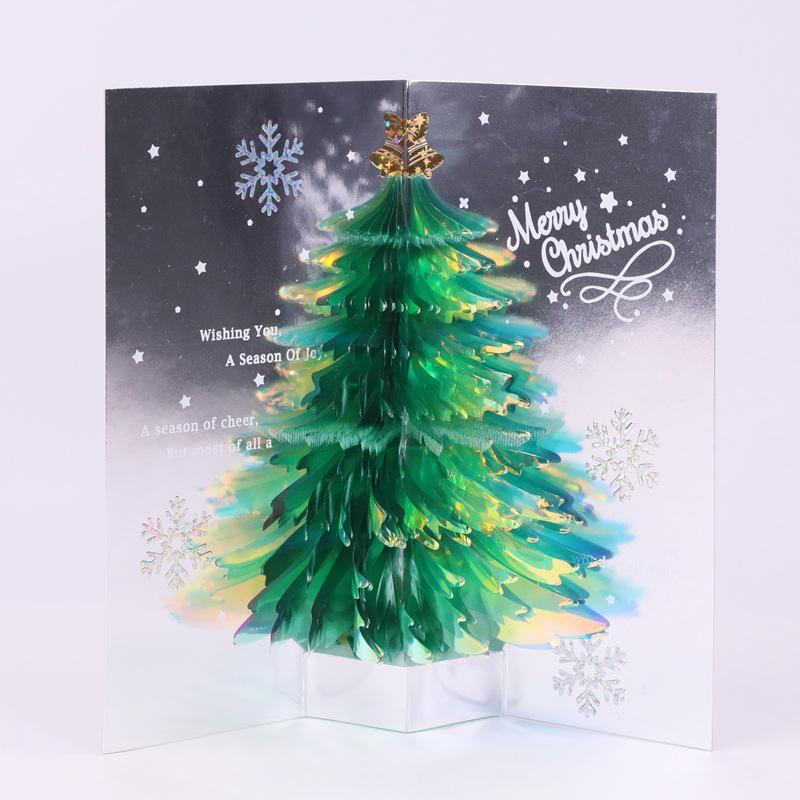 Unique 3D Festive Holiday Greeting Card