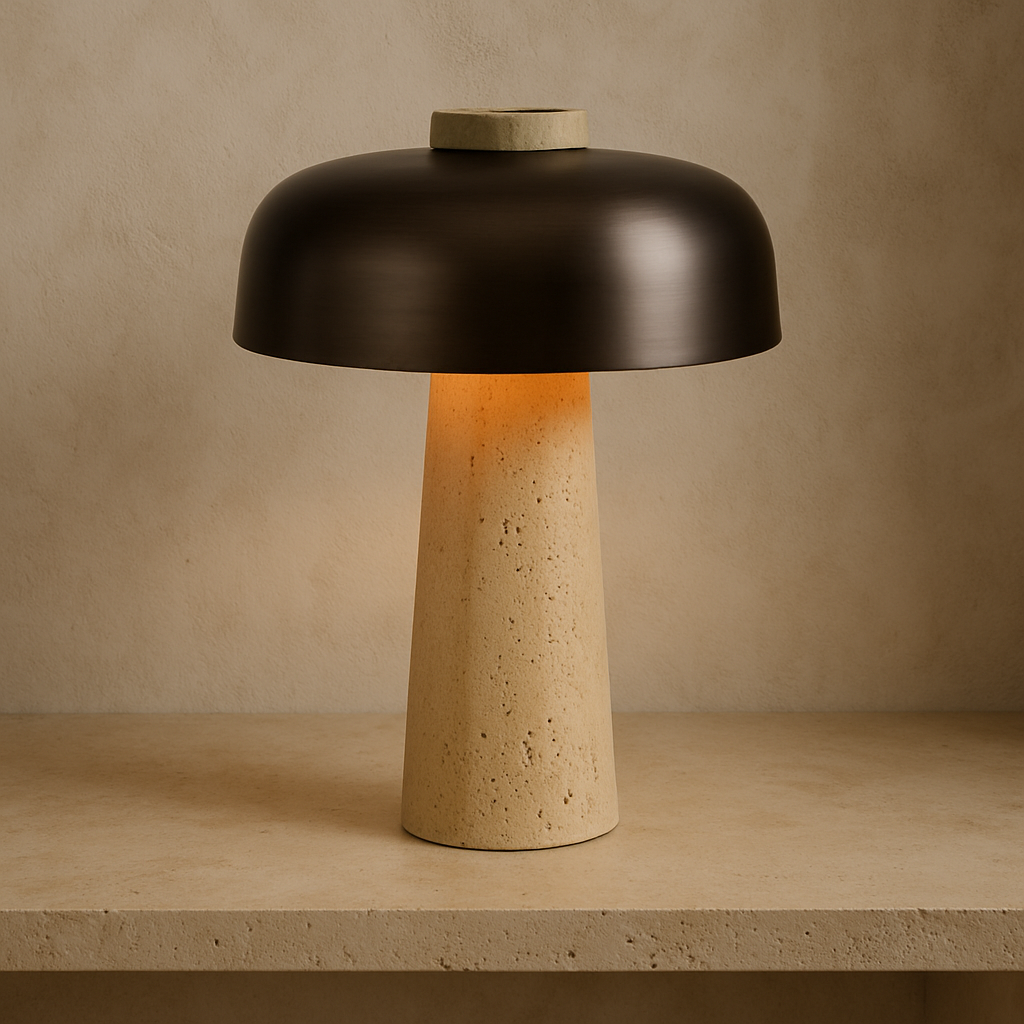Elegant Marble Table Lamp – Soft Glow & Sleek Style