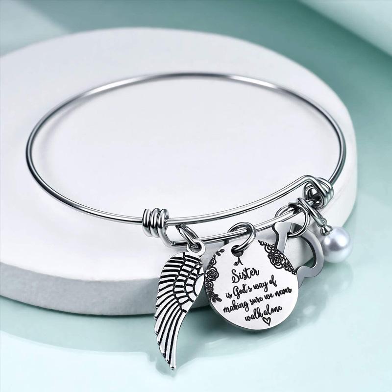 Best Friend Sister Charm Bracelet