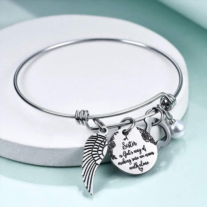 Best Friend Sister Charm Bracelet