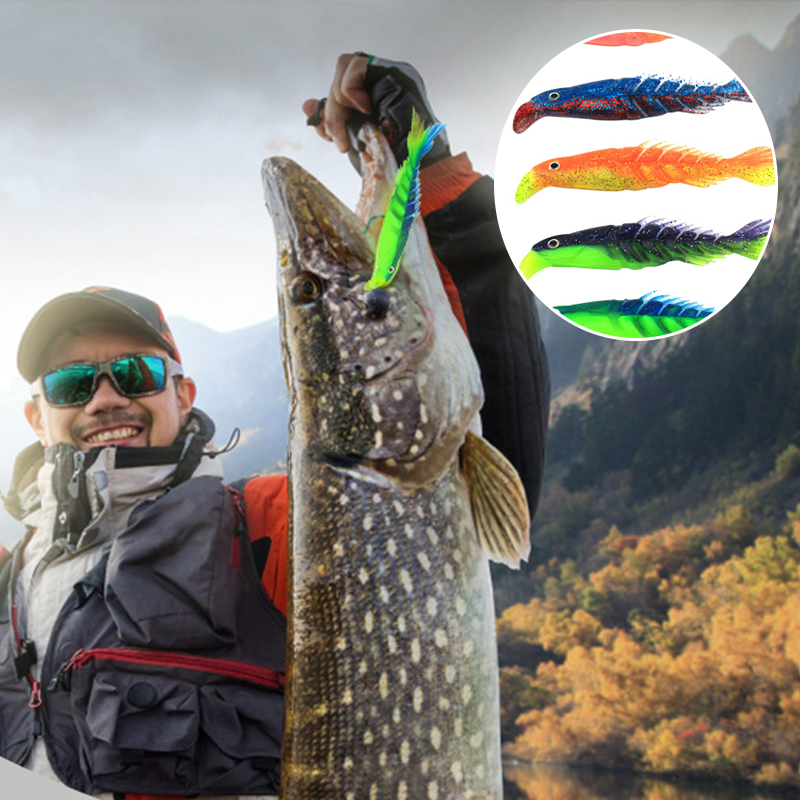Flexible Segmented Rubber Fishing Lure