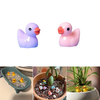 Cute Small Yellow Duck Figurine - Fesara