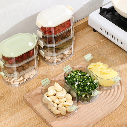 Spice Organizer Container with Stackable Layers