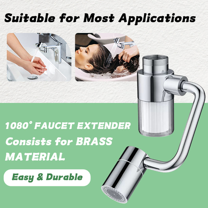 Adjustable Faucet Spray Nozzle Extender