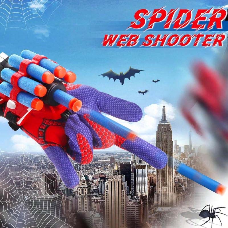 Spiderman Web Blaster Toy with Glove Launcher