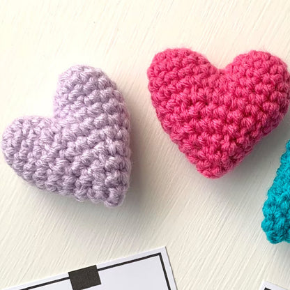 Handmade Crochet Heart Shaped Bag