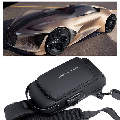Secure Crossbody Bag with USB Charging Pocket