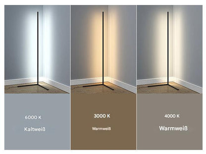 Compact Slim Floor Lamp – Energy Efficient Soft Glow