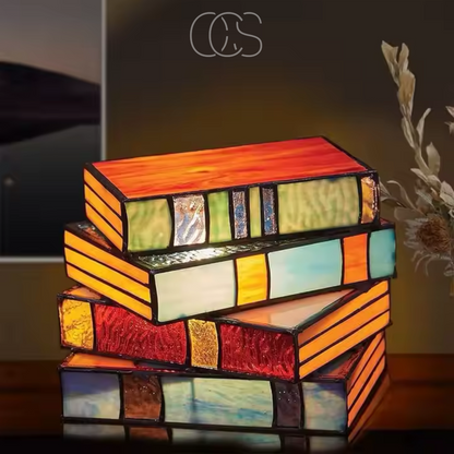 Elegant Glass Table Lamp for Home Decor and Reading