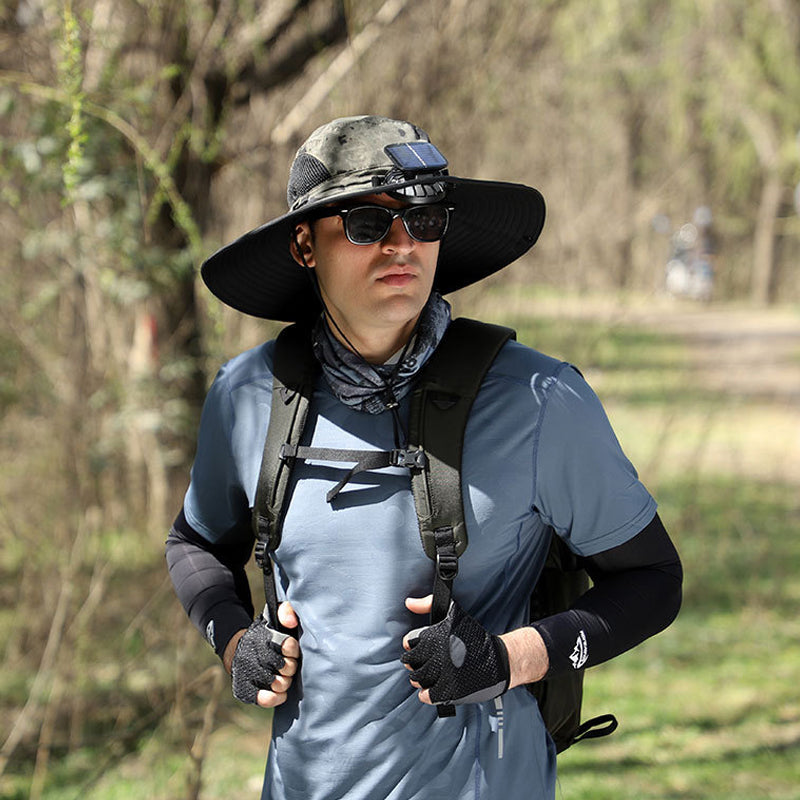 Waterproof Rechargeable Outdoor Fishing Cap Fan