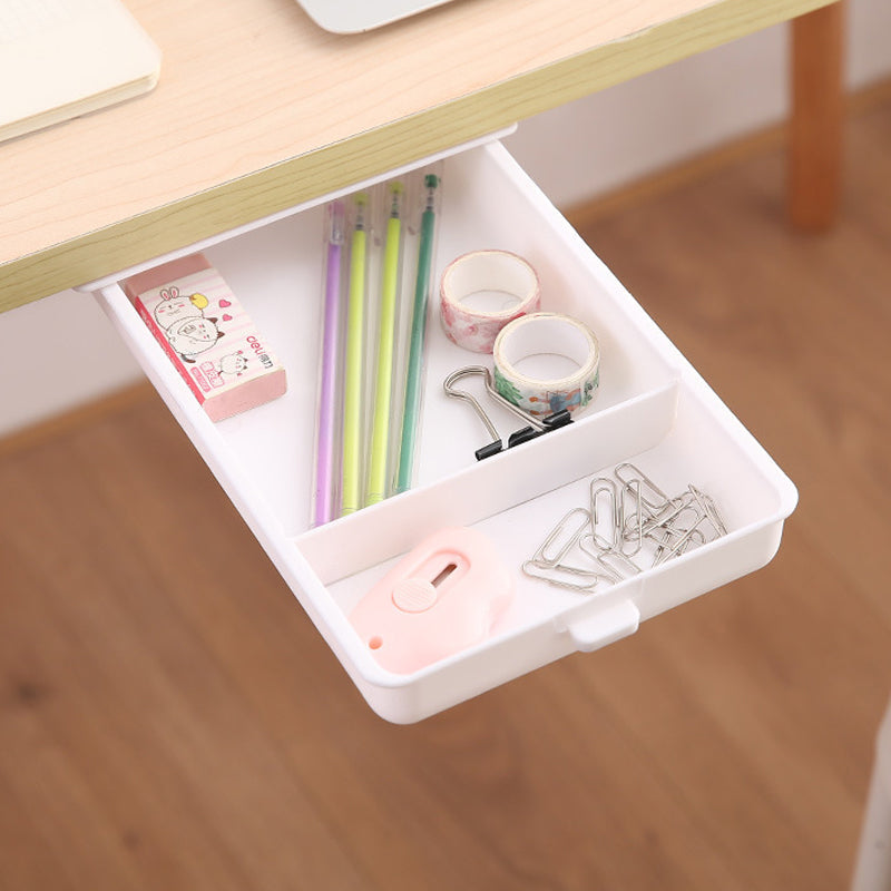 Space Saving Under Desk Storage Drawer