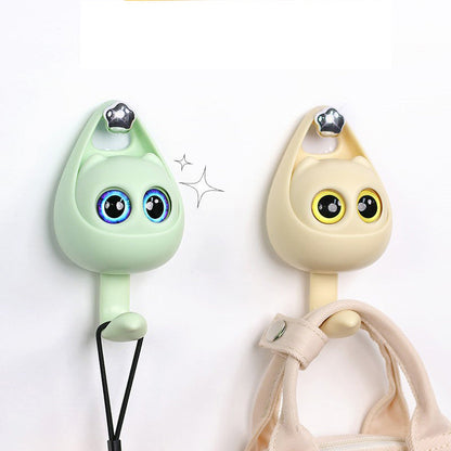 Adorable Smiling Cat Wall Hooks