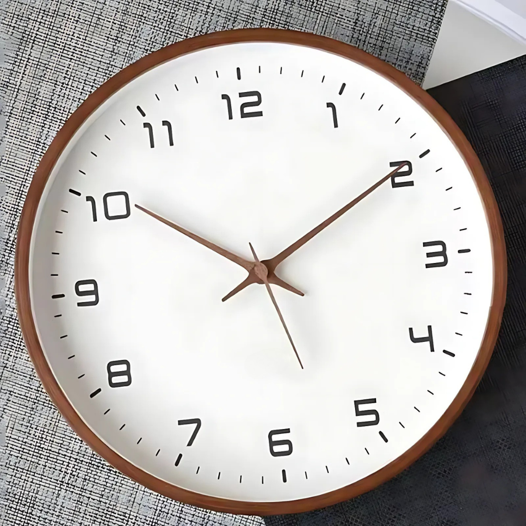 Rustic Wood Home Wall Clock