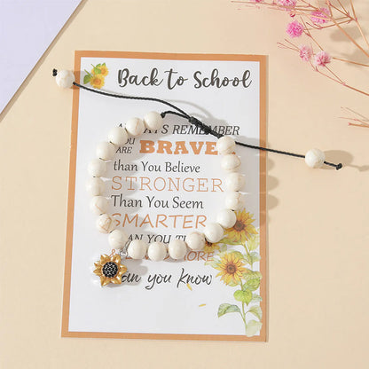 Yellow Flower Student Bracelet