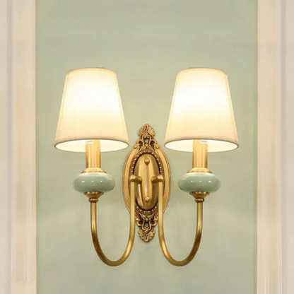 Rustic Classic Copper Wall Light - Fesara