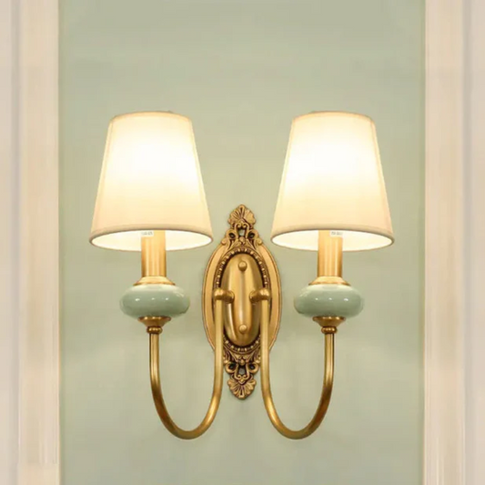 Rustic Classic Copper Wall Light - Fesara