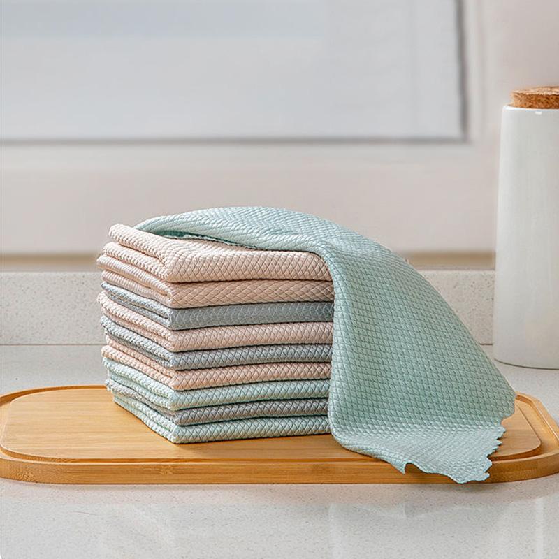 Practical Reusable Microfiber Cleaning Pads 5 Pack